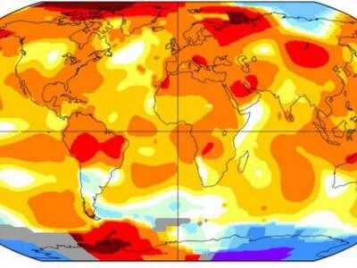 Tο γράφημα της ΝΑSA για τον Ιούλιο Πηγή:...
