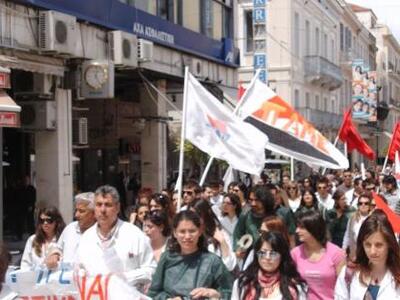 ΠΑΜΕ Πάτρας: Χαιρετίζει τους διαδηλωτές
