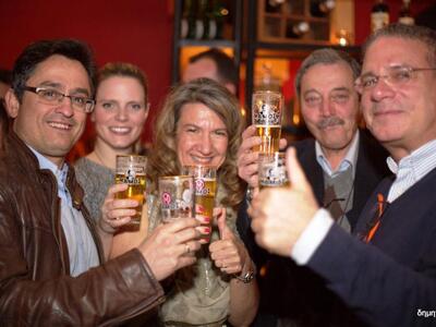 Από αριστερά Θανάσης Γιούλης, Μαρία Ηλιο...