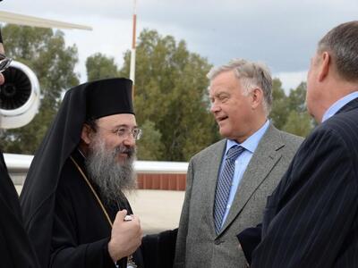 Ο Μητροπολίτης Πατρών κ.κ. Χρυσόστομος μ...