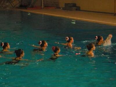 ΝΕΠ: Επίδειξη συγχρονισμένης κολύμβησης