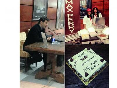 Πλάνο από την ομιλία και τα γλυκίσματα M...