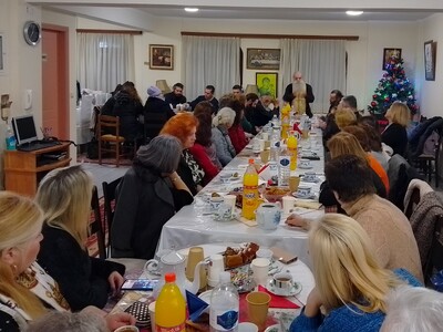 Η κοπή πίτας του Φιλοπτώχου ταμείου του Ι.Ν. Αγίας Τριάδος Πατρών - ΦΩΤΟ