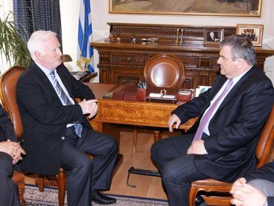 Συνάντηση Δημάρχου Αγρινίου με τον Υπουρ...