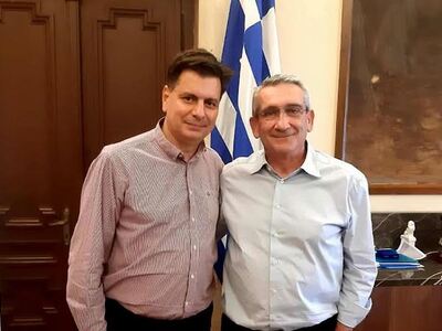 Συναντήσεις Πέτρου Ψωμά με Δημάρχους Ρόδ...