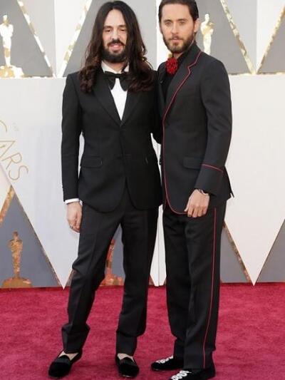 Τζάρνετ Λέτο και Αλεσσάντρο Μικέλε με Gucci