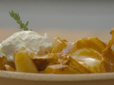 Νόστιμες πατάτες γιαχνί με αυγά