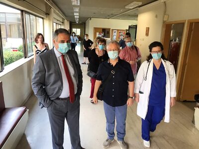 Στο Κέντρο Υγείας της Κάτω Αχαΐα ο Γιάνν...