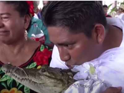 Μεξικό: Δήμαρχος παντρεύεται με κροκόδει...