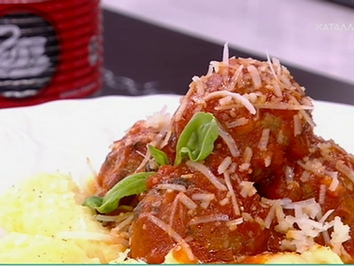 Κεφτεδάκια φούρνου με πουρέ πατάτας