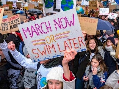 Πορεία για το κλίμα στις Βρυξέλλες 