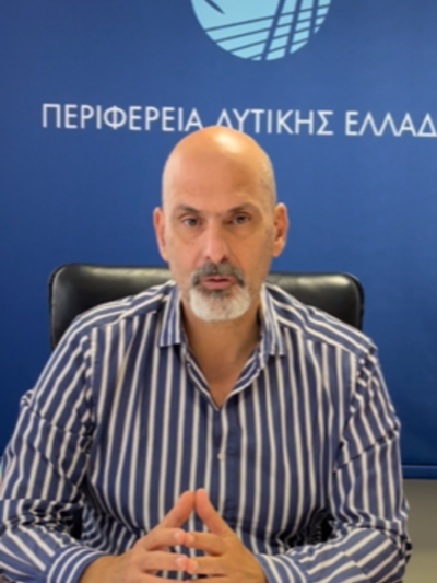 Ο Αναπληρωτής Περιφερειάρχη Χαράλαμπος Μπονάνος.