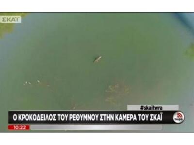 Ρέθυμνο: Ο κροκόδειλος από ελικόπτερο