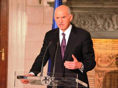 Το διάγγελμα Παπανδρέου μετά τη συνάντησ...