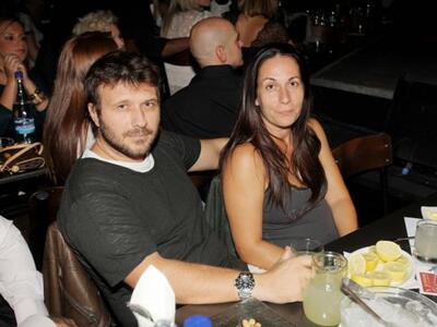 Ο Γιάννης Πλούταρχος με την γυναίκα του