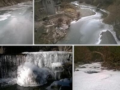 Πάγωσε ο Αώος στην Ήπειρο - Δείτε εκπληκ...