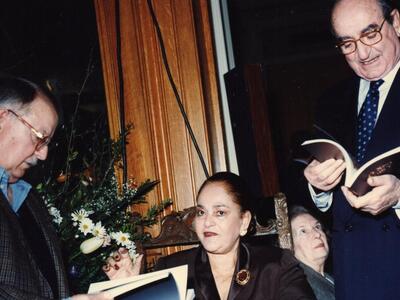 Με τον Κωνσταντίνο Μητσοτάκη