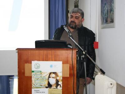 Ο ομιλητής κ. Νικόλαος Μπαραμπάτης