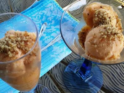 Γρανίτα με φρέσκα βερίκοκα για να απογει...