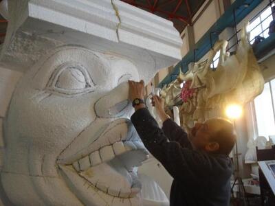 Ο Πέτρος Βρυώνης επί τω έργω