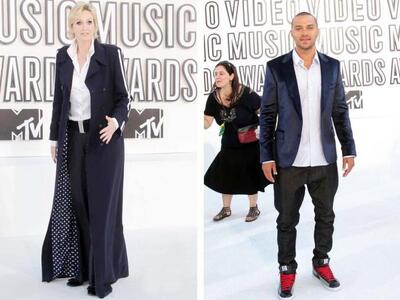 Από το Glee h Jane Lynch και jesse Willi...