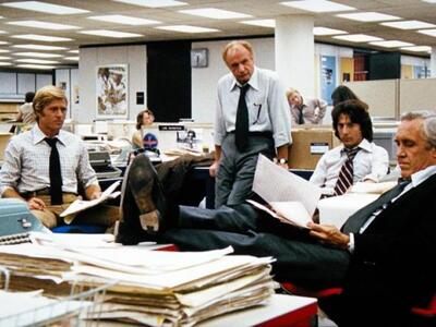 Σκηνή από την ταινία, από αριστερά ο Ρόμ...