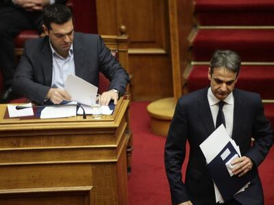 Προβάδισμα ΝΔ μέχρι 6,5 μονάδες ,σε δύο ...