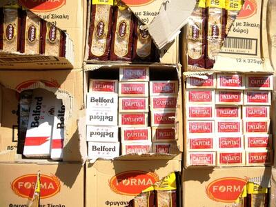 Μεγάλη ποσότητα λαθραίων τσιγάρων εντόπι...