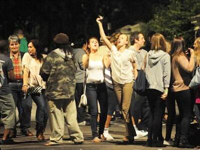 Επεισόδια έξω από το σπίτι της Winehouse