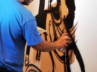 Πίνακας ζωγραφικής με σπρέι μέσα σε… ένα...