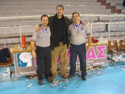 Από αριστερά Παπαδόπουλος, Πετρόπουλος, Λαϊνιώτης