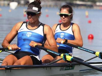 Στην 4η θέση τερμάτισαν στο διπλό  σκιφ ...