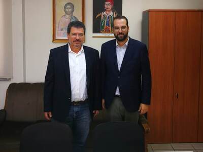 Στην Αμφιλοχία ο Νεκτάριος Φαρμάκης