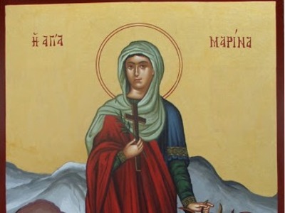 Τιμάται η Αγία Μαρίνα στον ομώνυμο ιερό ...