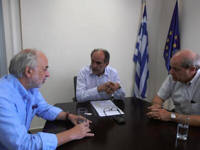 Με το νέο Πρόεδρο του Ελληνικού Ανοικτού...