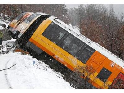 Βράχος πολλών τόνων προκάλεσε τον εκτροχ...