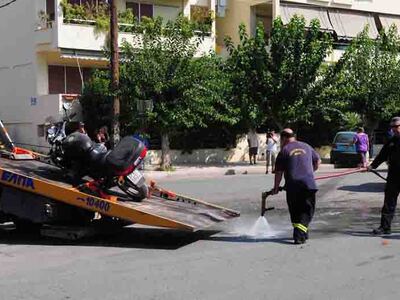 Νέο τροχαίο με μηχανή  