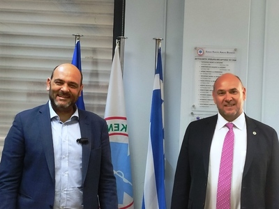 Συνάντηση Φωτήλα με τον πρόεδρο του ΕΚΑΒ