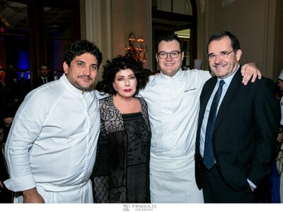 Ο Mauro Colagreco με την Άννη Ηλιοπούλου...