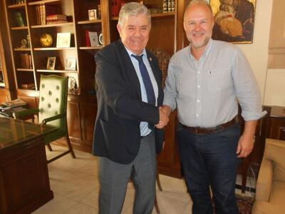 Συνάντηση του Δημάρχου Πύργου με τον Αντ...