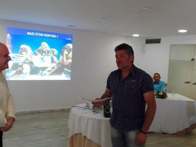 Ο Δημήτρης Καιμακάς.