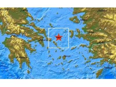Σεισμική δόνηση 4,7 βαθμών βόρεια της Ανδρου