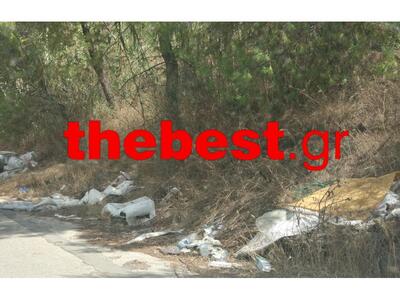 Ο σκουπιδότοπος παράλληλα της Περιμετρικής (ΦΩΤΟ)