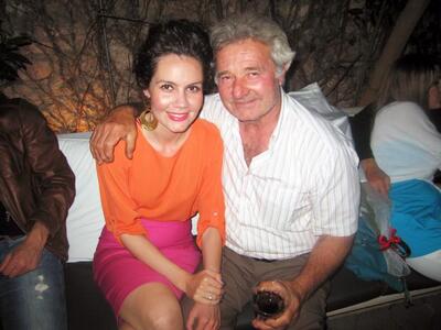 ο κ. Νίκος Νιφόρας και με την κόρη του, Έλενα