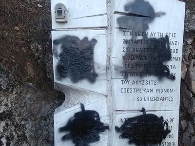 Άγνωστοι βεβήλωσαν το μνημείο για τους Κ...