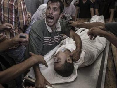 Ποτάμι αίματος στην Γάζα - Βομβαρδισμός ...