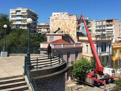 Ολοκληρώνεται η τοιχογραφία του 3ου Διεθ...