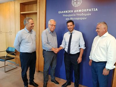 Συνάντηση των Δημάρχων Καλαβρύτων και Αι...