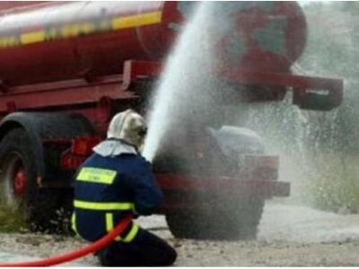 Πυρκαγιά σε βυτιοφόρο – Διεκόπη η κυκλοφ...