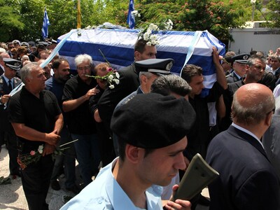 Το τελευταίο αντίο στον αδικοχαμένο Γ. Βασιλάκη